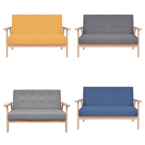 Sofagarnitur stoff sofa - stoff, couch