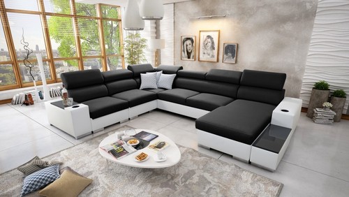Wohnlandschaft sofa form - u,