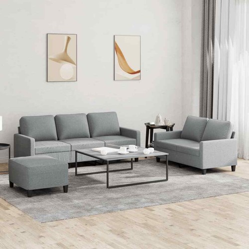 Sofagarnitur mit kissen - mit, stoff