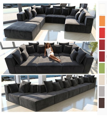Xxl modulsofa wohnlandschaft - xxl,