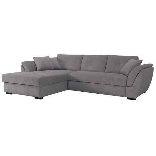 Ecksofa mittelgrau - ecksofa,