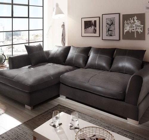 Design couchgarnitur anthrazit - couchgarnitur,